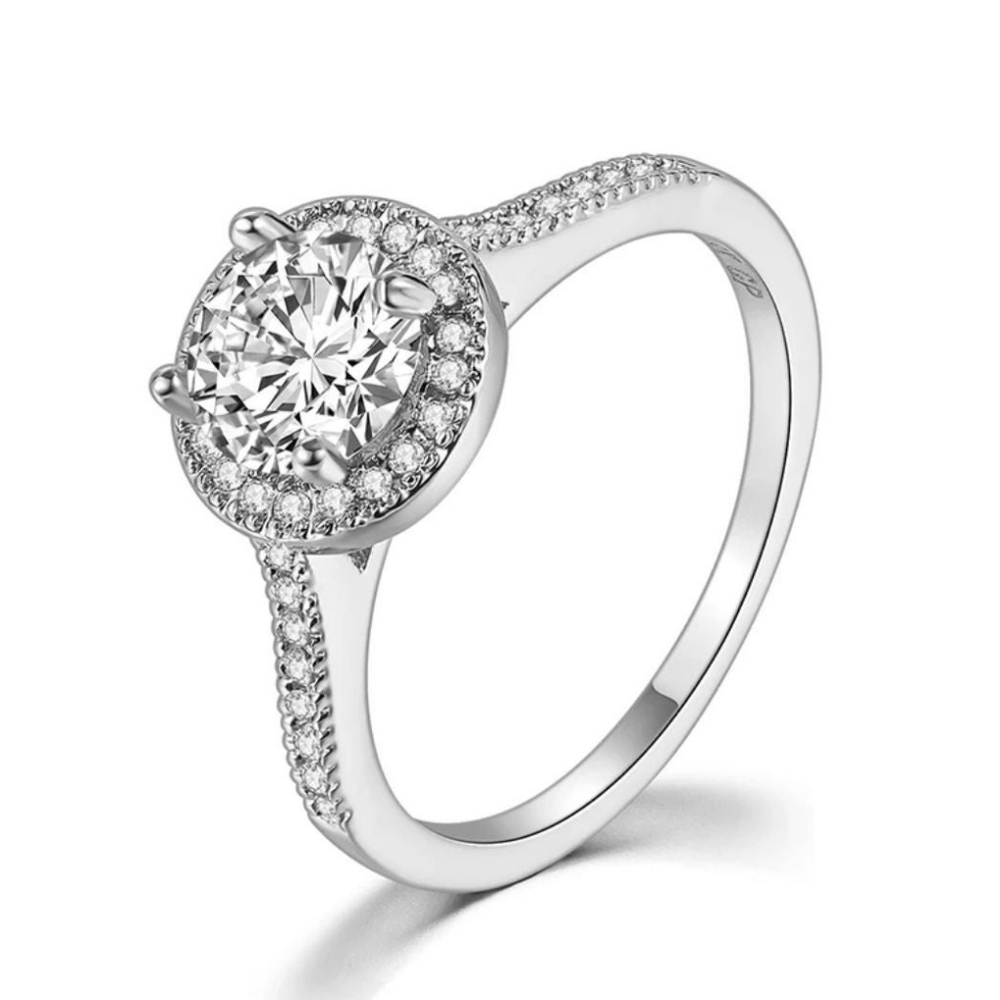 Classic Round Diamond Engagement Ring